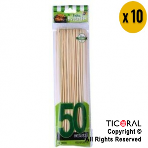 PALITO BROCHETTE PS (20CM) 10 PAQ x 50 UNIDADES APROX